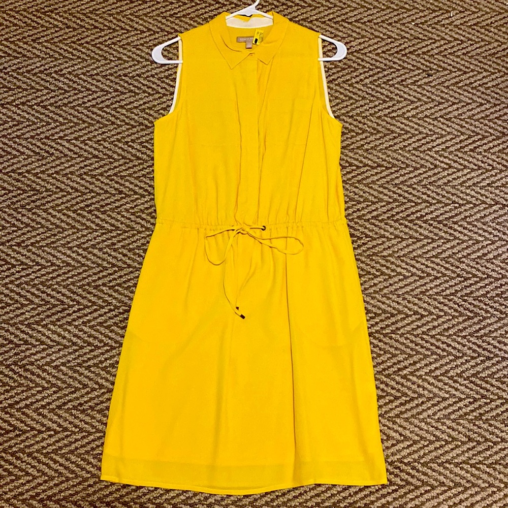 Banana republic size 6 sunshine yellow dress